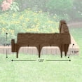 thumbnail image 2 of Suncast Plastic Border Stone Edging for Enclosing Garden Flower Beds, Brown, 2 of 11