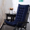 thumbnail image 2 of Waterproof Memory Foam Chaise Lounge Cushion with Ties for Indoor/Outdoor Use, 2 of 5