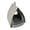 Grey, variant on S SERENABLE Bird Feeder Decorative Ornament Bird Food Container for Yard Outdoor Outside grey