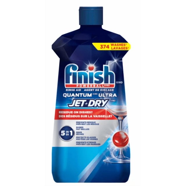 Finish Agent de Rinçage Quantum Ultra à Séchage Rapide, 374 Lavages