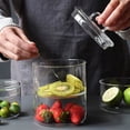 thumbnail image 4 of Stackable Heat Resistant Glass Bowl Transparent Salad Bowl Innovative Dessert Fruit Box With Lid, 4 of 8