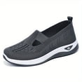 thumbnail image 1 of Chaussures Décontractées pour Femmes Chaussures de Mode Femmes Décontractées à Enfiler Chaussures Décontractées pour Femmes à Enfiler Chaussures de Sport d'Été Plates Chaussures Plates Décontractées pour Femmes Chaussures Décontractées à Lacets pour Femmes Semelle Non en Maille Ajourée, 1 of 9