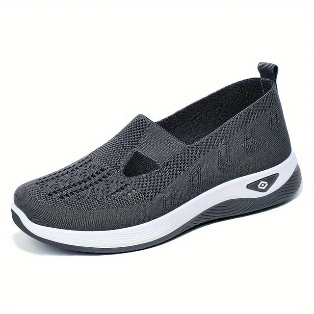 Chaussures Décontractées pour Femmes Chaussures de Mode Femmes Décontractées à Enfiler Chaussures Décontractées pour Femmes à Enfiler Chaussures de Sport d'Été Plates Chaussures Plates Décontractées pour Femmes Chaussures Décontractées à Lacets pour Femmes Semelle Non en Maille Ajourée