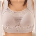 thumbnail image 1 of Woman Bra Lightly Lined Bra Feature V-Neck Training Bra Style W-1785 Gray XL, 1 of 3