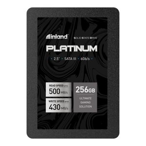INLAND Platinum 256GB SSD SATA III 6Gb/s 2.5" 7mm TLC 3D NAND Interne Solid State Drive (256GB)