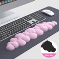 thumbnail image 4 of Becaristey Wrist Rest Pad Anti-Slid Rubber Base Comfortable And Supportive Suitable For Desk Or Pillow Mouse Pink, 4 of 6
