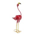 thumbnail image 2 of Animal Shape Iron Plant Pot, Flamingo Shape Flower Pot Creative Sculpture  For Porch, 2 of 8