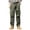 Armée Verte, variante sur Pantalon Cargo pour Hommes, Pantalon de Travail Tactique d'Extérieur à Jambe Droite avec Multiples Poches, Taille Élastique, Polyester Durable pour la Randonnée, les Tenues Décontractées et les Sports