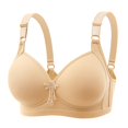 thumbnail image 1 of Clearance Sale 2025 Bra Women Clearance Lace Back Button Shaping Cup Adjustable Shoulder Strap Large Size Bra, 1 of 2