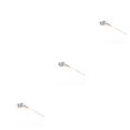thumbnail image 2 of yingyy Model Railway Lamp Outdoor 1:87 Scale Streetlight Building LED Park Light Garden Yard Building Layout Decorations Type B Gray 3Set, 2 of 6