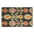 thumbnail image 1 of 20x32 Inch Green Floral Rug - Modern, Washable, Non-Slip Carpet for Bedroom, Bathroom, Entryway, Laundry Room - Small Distressed Accent Area Rug, 1 of 5