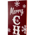 thumbnail image 4 of Northlight 36" Red and White "Merry Christmas" and Snowflake Porch Board Sign Decoration, 4 of 6