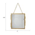 thumbnail image 5 of FRAÎCHE Holiday Glass Frame Ornament Set, 3 pack, 5 of 5