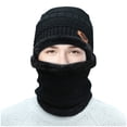 thumbnail image 1 of Winter Thermal Plush Hat Scarf Woolen Cap Cycling Windproof Cap Two-piece Suit, 1 of 6