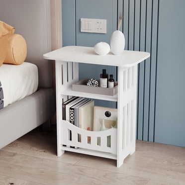 Staron Petite Table de Nuit, Tables de Chevet Armoire de Rangement pour Chambre Salon Mini Table