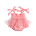 thumbnail image 2 of Newborn Bow Frenulum Camisole Romper, 2 of 8