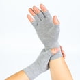 thumbnail image 3 of Compression Gloves Rheumatoid Carpal Tunnel Compression Gloves for Women Men Duerer Gloves Women Men Carpal Tunnel Rheumatiod Tendonitis Ingerless Hand Thumb Compression Gloves, 3 of 4
