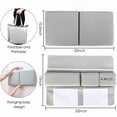 thumbnail image 4 of FTCBJJA Baby Bath Kneeler and Elbow Rest Pad Set, Built-In 4 Toys Organizer Pockets, 1.5" Thick Painless Non-Slip Bath Kneeling Mat for bathing baby or pet (Light Gray), 4 of 7