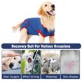 thumbnail image 2 of Dog Recovery Suit After Surgery Puppy Abdominal Wounds Post Operative Clothes Cone E-Collar Substitute Protective, 2 of 8