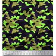 thumbnail image 1 of Soimoi Rayon Fabric Two Tone Camouflage Print Fabric by Yard 56 Inch Wide, 1 of 3