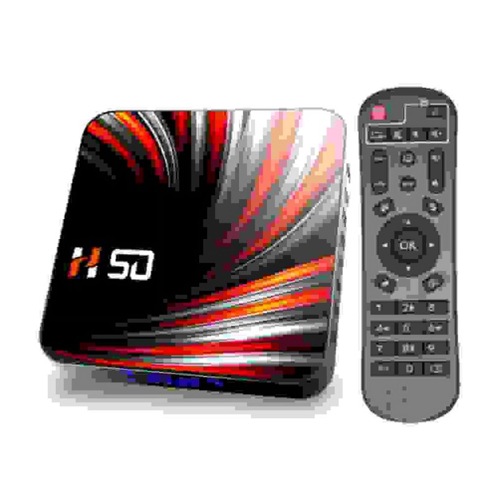 For Android Tv Box Android 10.0 4k 4gb 32gb 64gb Media Player 3d Video Smart Tv Box 4+64G_European plug
