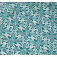 thumbnail image 4 of Vargottam Indoor/OutdoorRoundTablecloth 58 InchRoundTablecloth Waterproof PatioTableCloths- Spring/SummerTableCovers for Backyard CircularTable/BBQs/Picnic -Turquoise Blue, 4 of 8
