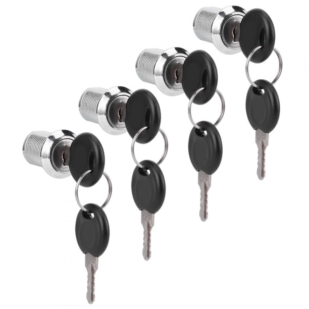 Serrure à Cames Tubulaire Uxcell – Arbre 18x27 Mm, Pour Armoire Ou Boîte à Outils, Avec Clés