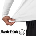 thumbnail image 3 of QIPOPIQ Men's UPF50+ Sun Protection Shirts, Quick Dry Long Sleeve Rash Guard, Athletic Running Workout Fishing Cooling Shirts Clearance, 3 of 7