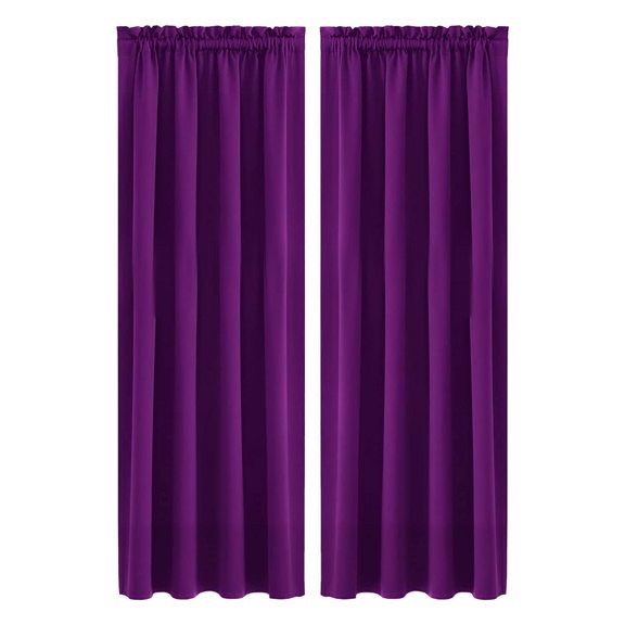 EGNMCR Curtains Heat Insulation Energy Saving Bedroom And Kitchen Curtains Scandinavian Solid Colour Silk Curtains blackout curtain