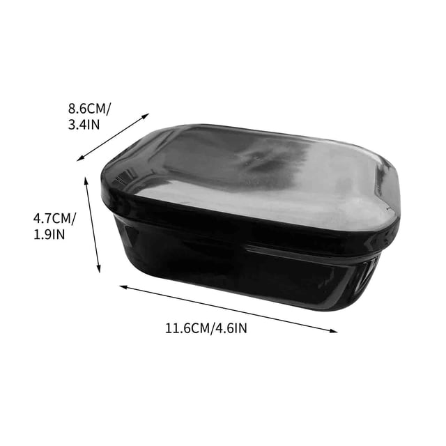 Pompotops Nouvelle Assiette de Salle de Bain Étui Maison Douche Voyage Randonnée Support Contenant Boîte à Savon Liquidation