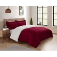 thumbnail image 1 of Reversible Mink & Berber Plush Sherpa Comforter Set, 1 of 3