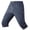 Grey, variant on Mens Elastic Waist Shorts with Pockets for Men Solid Color Drawstring Closure Casual Pants 1 Pc