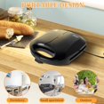 thumbnail image 2 of EIGTHTAIL Sandwich Maker Non Stick Sandwich Panini Maker 750W Electric Sandwich Maker Grill Portable Sandwich Press 4 Slices Breakfast Sandwich Maker for Cooking Breakfast Kitchen, 2 of 10