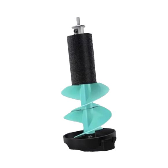 mmirethe Perceuse-Tarière de Pêche sur Glace Convenant à Tous les Amateurs de Sports de Plein Air Profitant d'Aventures sur Glace Perceuse-Tarière Bleu 50cm