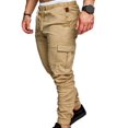 thumbnail image 5 of Men Slim Fit Jogger Cargo Pants Casual Outdoor Sweatpants with Pockets, 5 of 5