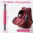 thumbnail image 2 of YISITIAN Muscle Roller Stick, Deep Tissue Massage Tool for Lymphatic Drainage and Soreness Relief, Handheld Recovery Device for Athletes, Runners, and Post-Workout Therapy(Rosered) AZ1014-4660, 2 of 7