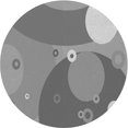 thumbnail image 1 of Ahgly Tapis Rond Lavable en Machine Intérieur Transitionnel Gris Foncé, 7 Pieds Rond, 1 of 7