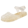 thumbnail image 1 of Sandales en Gelée pour Fille Enfant Espadrilles Fille Bout Fermé Princesse Chat et Chaussures Chaussures d'Été Robe Plage Fille Taille 5 Chaussures Sandales Plates, 1 of 9