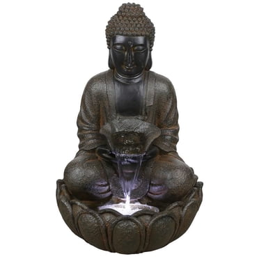Angelo Décor 22-inch Buddha Fountain