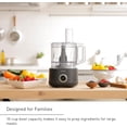 thumbnail image 4 of Panasonic MKF511 Compact 10-Cup Food Processor with 4 Blades, Whipping Disc and Blades Storage Stand, 800W Max Wattage, 4 of 7