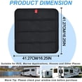thumbnail image 4 of Skylight Shade Stay Comfortable And Inside Camper Cool Inside Camper Foldable Magnets RV Blackout Ventilation 41*41 strap, 4 of 8