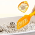 thumbnail image 4 of Yellow Cat Litter Shovel With Fine Holes For Clumping Litter Hanging Design Yellow Color, 4 of 7