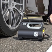 Tunhigl Portable Compressor Tire Inflator 120 Psi Pump For Car Tires, 12V Tire Pump With Digital Pressure Gauge, LED For Car,Bicycle