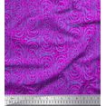 thumbnail image 1 of Soimoi Pink Moss Georgette Fabric Leopard & Wild Animal Skin Printed Craft Fabric by The Yard 42 Inch Wide, 1 of 3
