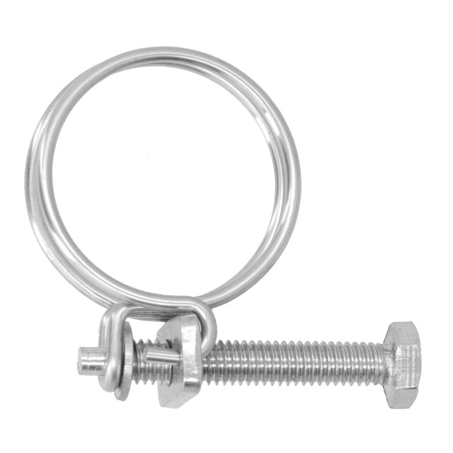 Herwey 201 Pinces de Tuyau à Double Fil en Acier Inoxydable Anti-Corrosion Pinces de Tuyau Ajustables, Pince de Tuyau à Double Fil pour la Maison, Ensemble de Pinces de Tuyau à Double Fil en Acier Ajustable