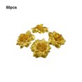 thumbnail image 4 of Decodeary 50pieces Low Maintenance Soft Texture Fabric For Albums And Decorations Realistic Appearance Fiber Wide Application Gold 4.5cm 1Set, 4 of 6
