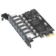 thumbnail image 1 of 7 Ports Pci-e To Usb 3.0 Hub Pci Expansion Card (nec+via Chip), 1 of 5