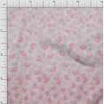 thumbnail image 1 of oneOone Cotton Cambric Peach Fabric Leaves & Flower Panel Craft Projects Decor Fabric Printed By The Yard 56 Inch Wide, 1 of 3
