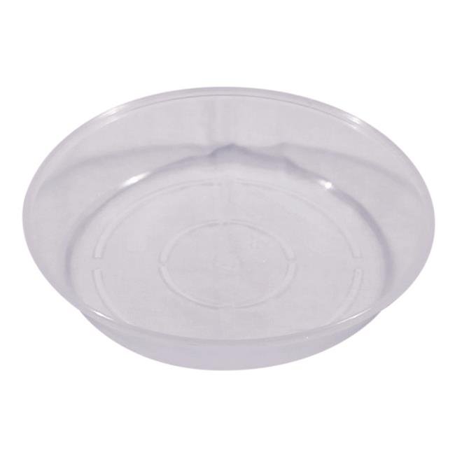 6 in. Clear Saucer - Pack of 5