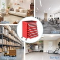 thumbnail image 3 of QinaQin 5/7-Drawer Rolling Tool Cart, Keyed Lock, Large Capacity, Black/Red/Blue, 3 of 7